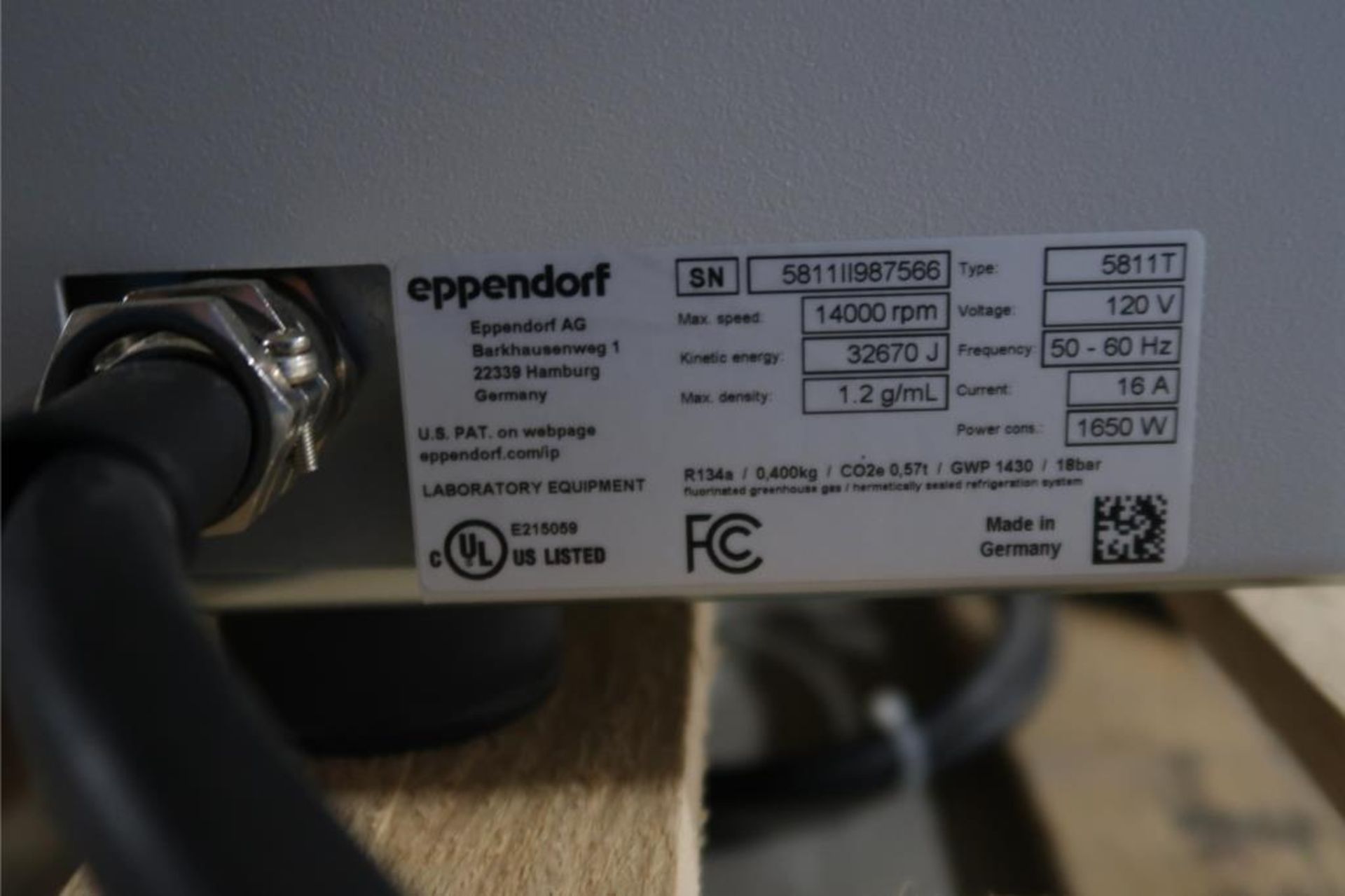 Eppendorf Refrigerated Centrifuge - Image 6 of 6