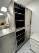 Two Stainless Steel Cabinets
