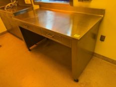 Stainless Steel Desk on Casters