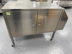 Stainless Steel Cabinet on Casters