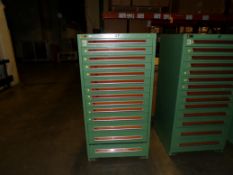 Stanley Vidmar 14 Drawer Parts Supply Cabinet