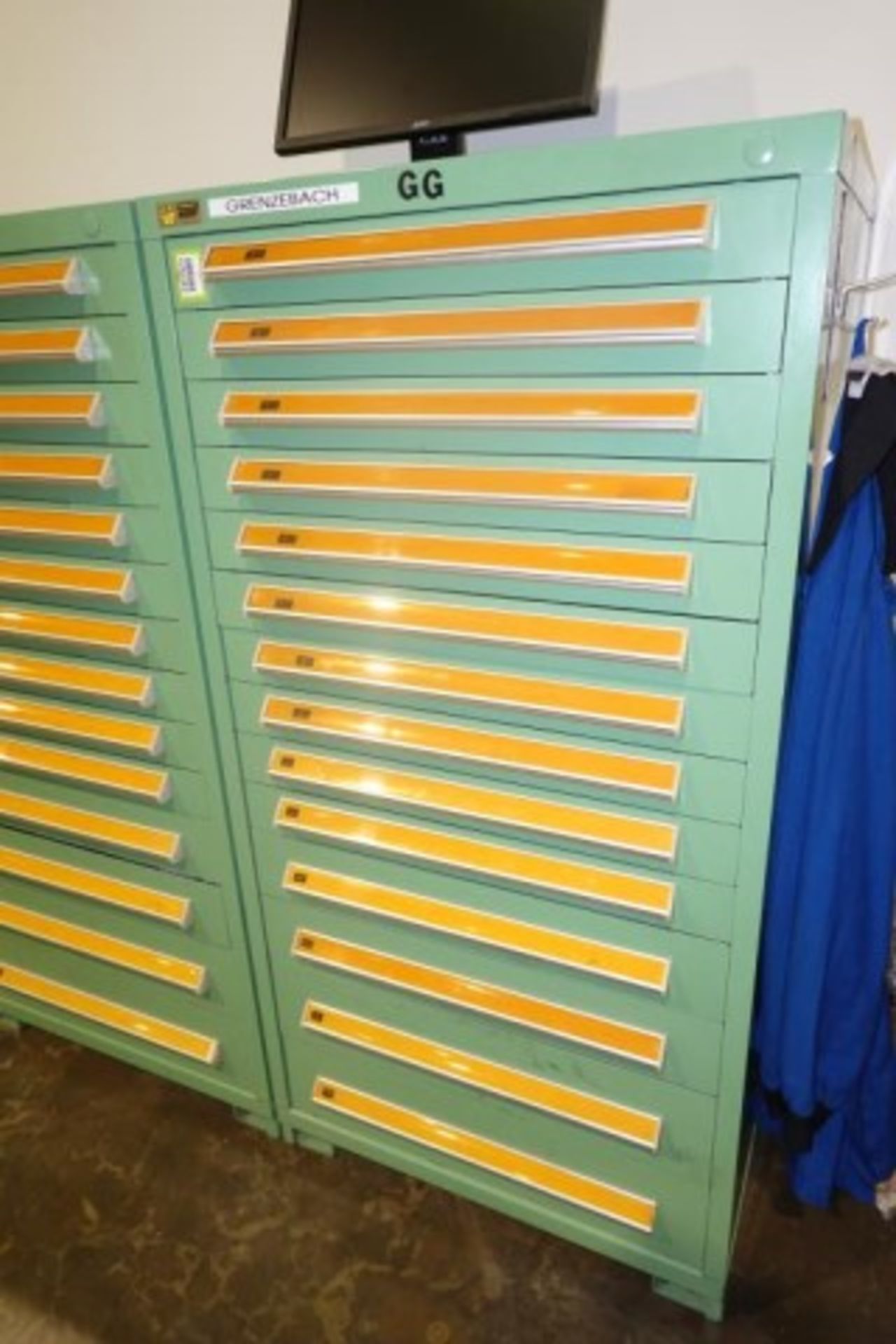 Stanley Vidmar 14-Drawer Parts Supply Cabinet - Image 6 of 6