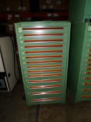 Stanley Vidmar 14-Drawer Parts Supply Cabinet
