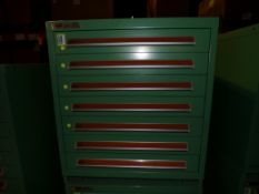 Stanley Vidmar 7-Drawer Parts Supply Cabinet