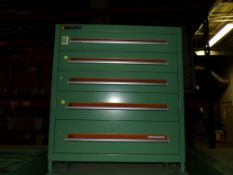 Stanley Vidmar 5-Drawer Parts Supply Cabinet