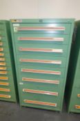 Stanley Vidmar 8-Drawer Parts Supply Cabinet