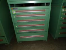 Stanley Vidmar 6-Drawer Parts Supply Cabinet