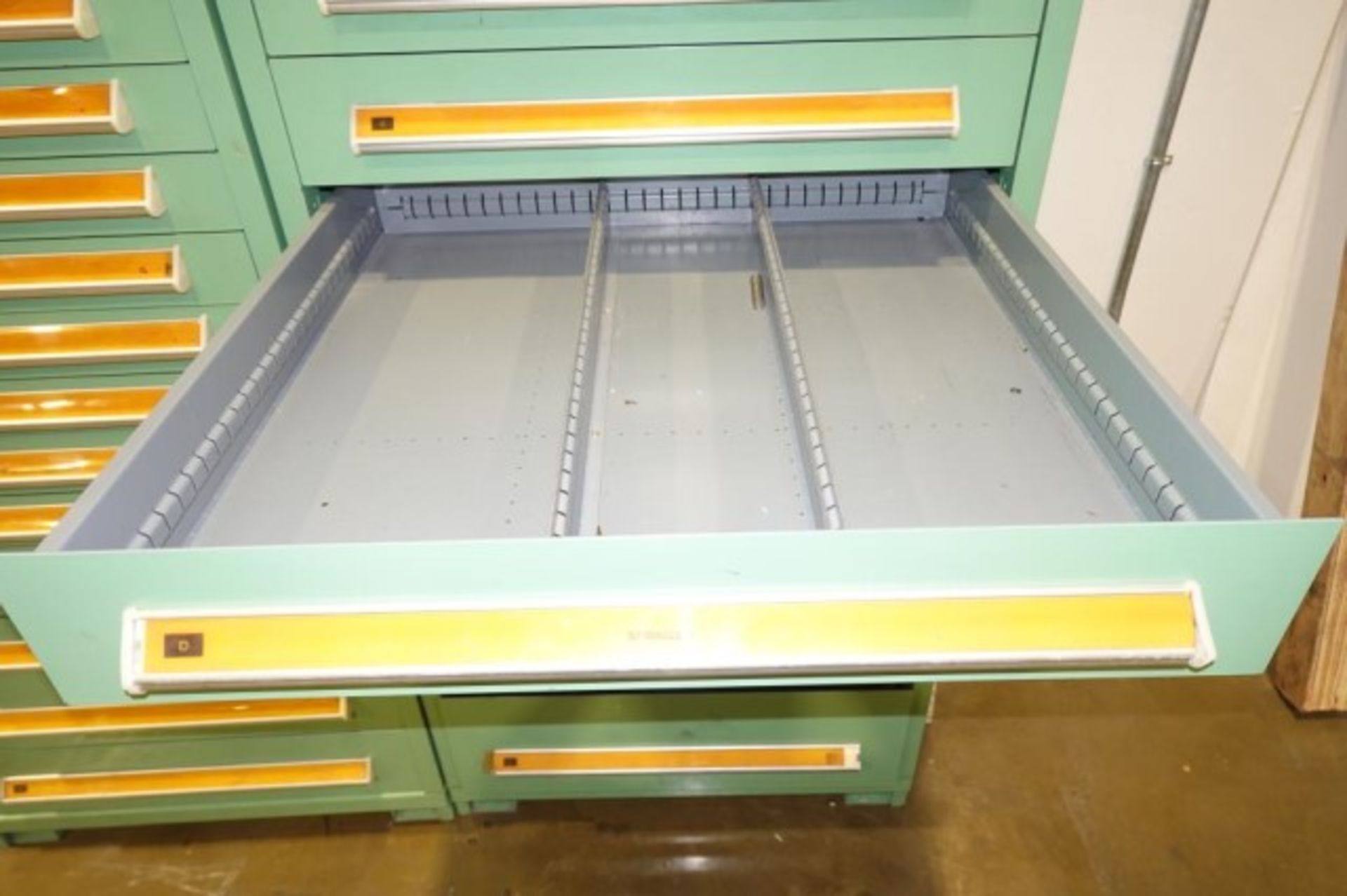 Stanley Vidmar 9-Drawer Parts Supply Cabinet - Image 5 of 7