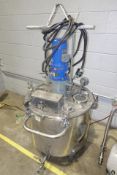SS Transfer Tank W- Topside Mixing Motor
