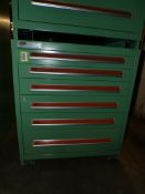 Stanley Vidmar 6-Drawer Parts Supply Cabinet