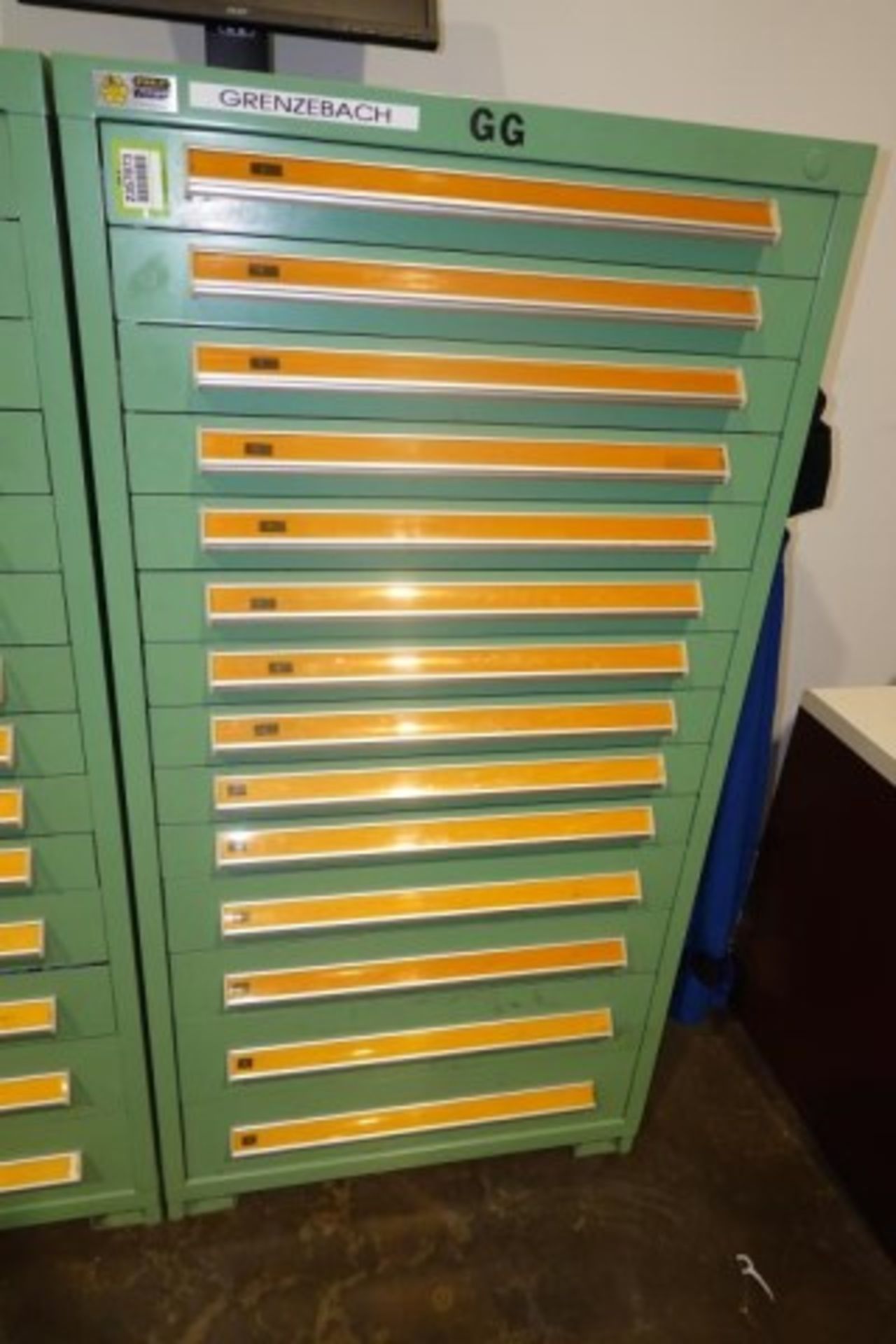 Stanley Vidmar 14-Drawer Parts Supply Cabinet