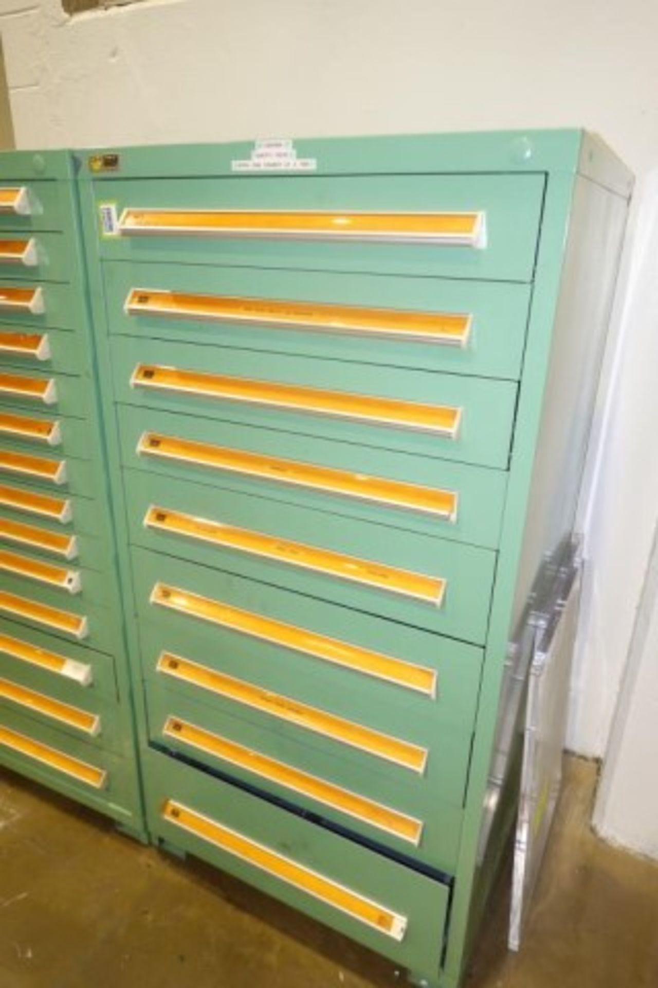 Stanley Vidmar 9-Drawer Parts Supply Cabinet - Image 7 of 7