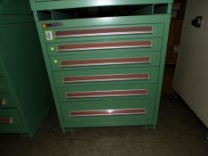 Stanley Vidmar 6-Drawer Parts Supply Cabinet