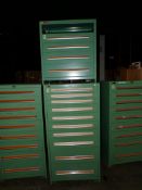 Stanley Vidmar 10-Drawer & 5-Drawer Parts Supply Cabinet