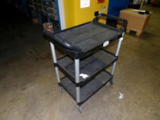 3-Tier Rolling Utility Cart