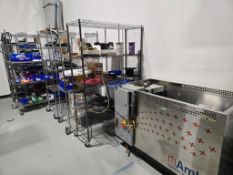 Racks w/ Furnace Parts & Supplies