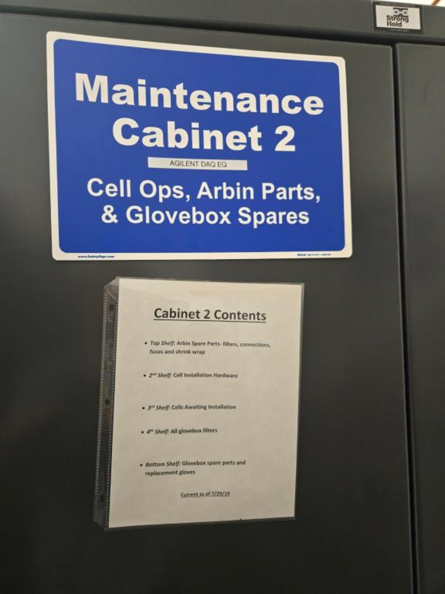 Strong Hold Cabinet w/ Contents - Image 6 of 7