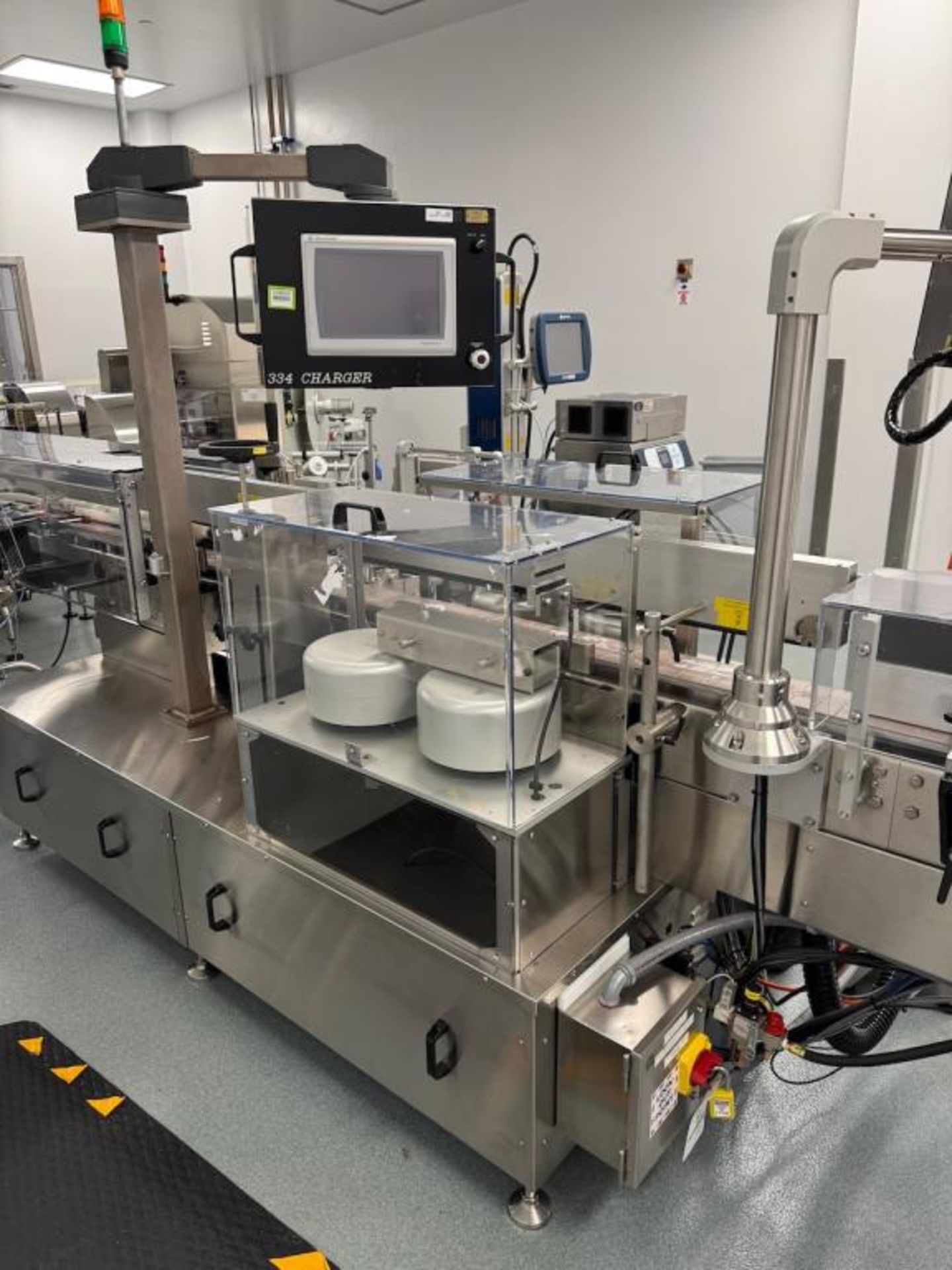 NJM 443VLRDBOP 334 Charger Labeler, with Allen Bradley PanelView HMI ...