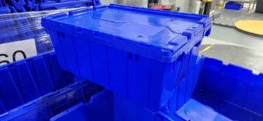 Akro-Mils Model 39085 Attached Lid Containers