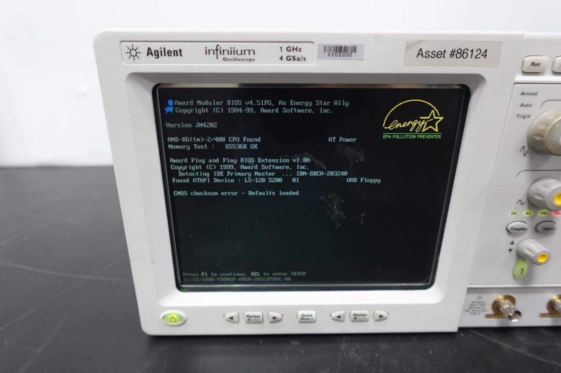 Agilent 54835A Digital Storage Oscilloscope S/N US40240135. HIT ...