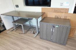 ULINE Sit-Stand Desk Furniture Suite