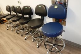 Black-Blue Lab Chairs