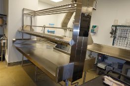 SS Wash Area Table W- Racks