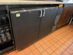 Black Back Bar Refrigerator
