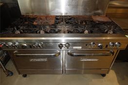 Commercial SS Double Oven W- 10-Burner Stove