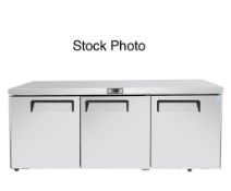 3-Door Undercounter Refrigerator