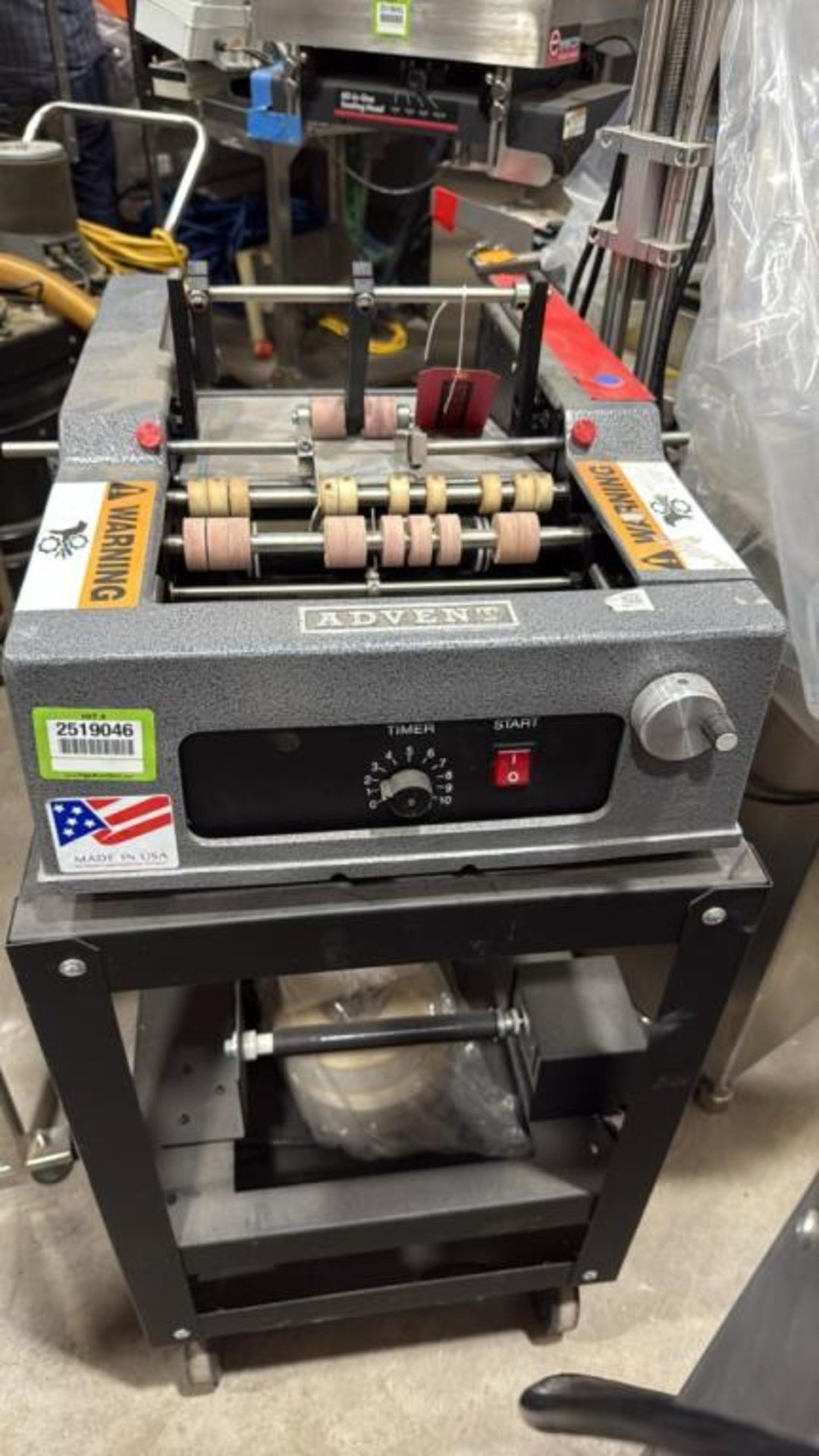 Advent Model 300 Label Applicator. SN# 12598. HIT# 2519046. Asset ...