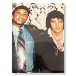 FOUR SIGNED MUHAMMAD ALI POSTER PRINTS