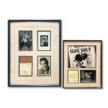 ELVIS PRESLEY FRAMED PORTRAIT PRINTS