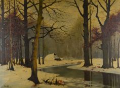 JOSÉ WOLFF - WALDHÜTTE AM BACH (1926)