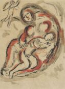 MARC CHAGALL (NACH) - ZWEI LITHOGRAFIEN 'AGAR DANS LE DESERT' (1960) UND 'L'INSPIRE' (1963)