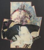 HORST JANSSEN - 'SELBST MIT GEISHA PARANIOA' (1982)