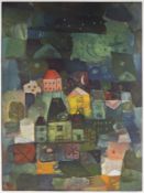 YOSHI TAKAHASHI - DORFANSICHT BEI NACHT