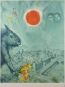 MARC CHAGALL (NACH) - 'LE SOLEIL DE PARIS'