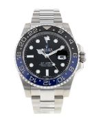 Rolex GMT Master II Oyster Perpetual OysterSteel '2021 Year' Box & Card ( Verified )