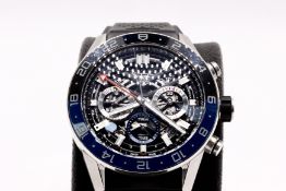 TAG Heuer carrera Callibre Heuer 02 GMT 2025 45mm Skeleton Dial - Stainless Steel and Ceramic Bezel