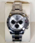 Rolex Daytona 18k White Gold Silver Dial Ceramic Bezel Ref.126509LN (2025) Box & Card Verified