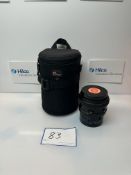 Mamiya 140mm f4 Macro Sekor Lens S/N:005768 With Lowepro Carry Case