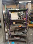 5, Stackable Stillages with Steel Plated Bases (contents not included) (approx. 1000mm x 1000mm x 35