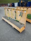 1: Steel Five Bay Bootwash