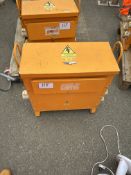 1: Blakley Electrics TA-SL/P/3/7.3/RCD-S6 400v Six Port Transformer. Serial No. C183520-03