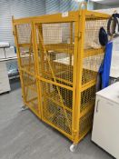 1, Double Door Metal Storage Cage