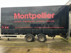 Abel Demountables 7600 Twin Axle Half Trailer with Tail Lift (2011)
