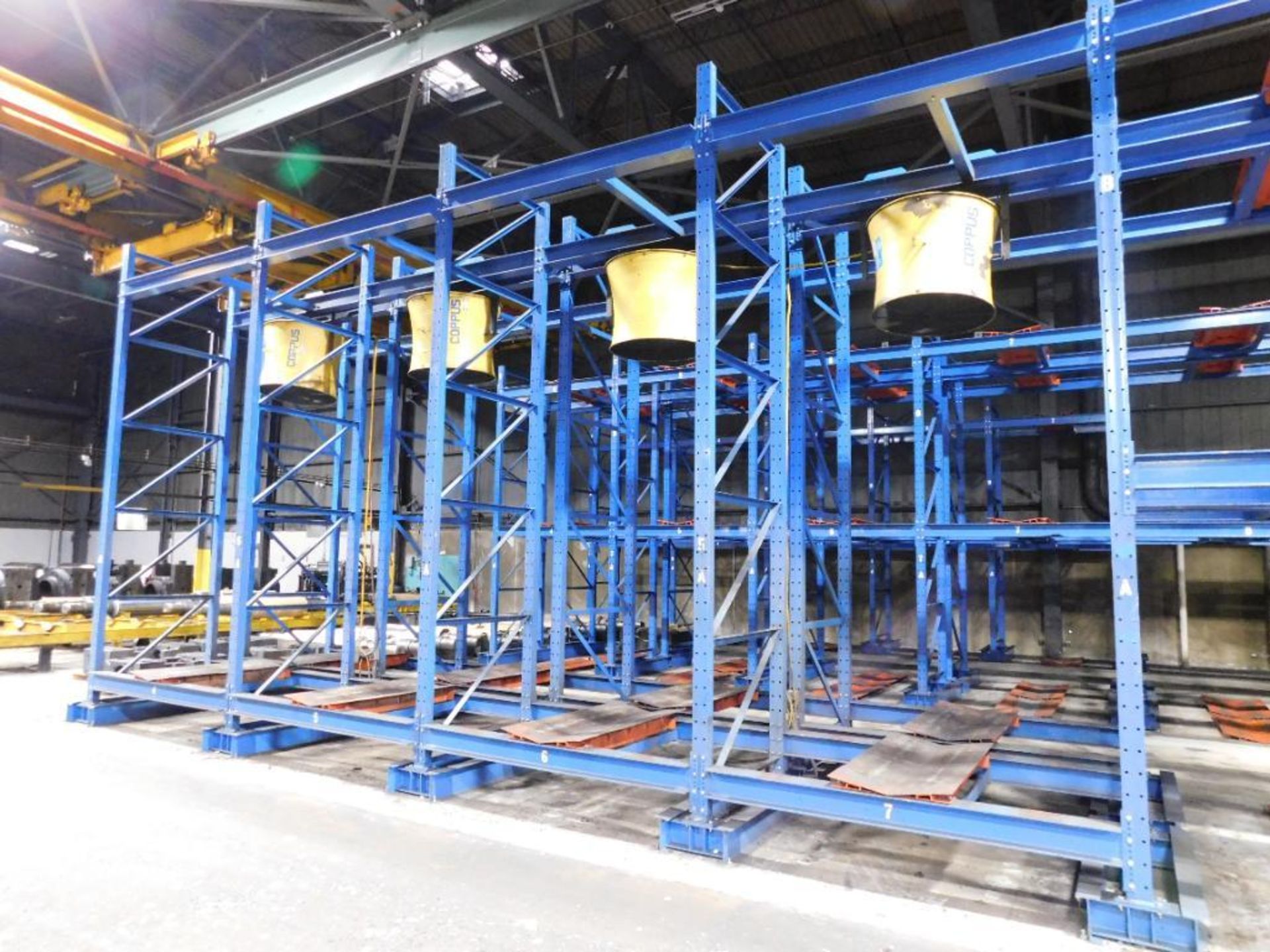 (8) Sections of Frazior Pallet Racking, 22,000lb capacity. (4) Sections have Coppus Dryers - Image 7 of 10