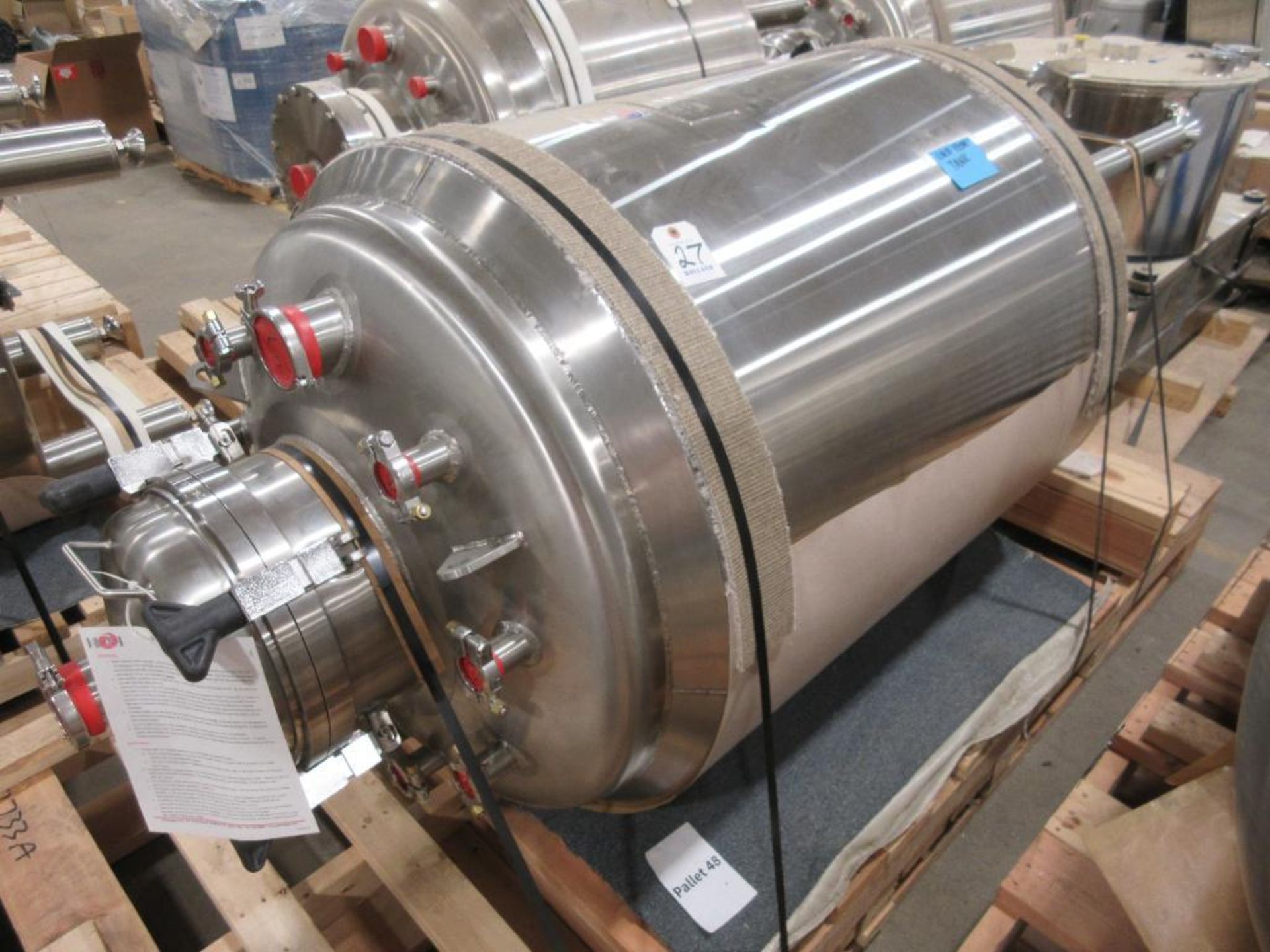 2021 Enerquip Approx. 625-L. Stainless Steel Cold Solvent Process Tank ...