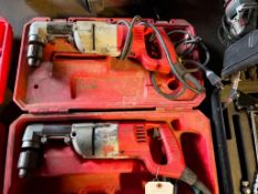 LOT OF (2) MILWAUKEE RIGHT ANGLE DRILLS